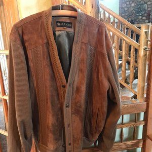 Maxini Suede and Knit Men's jacket (Large)